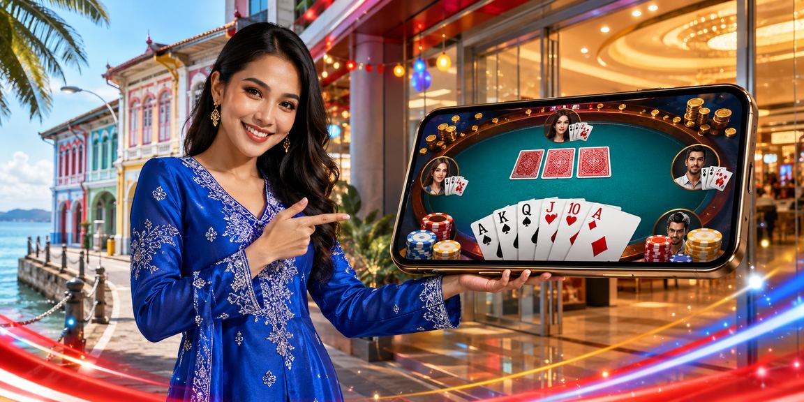 Pemain loteri dalam talian Pulau Pinang berpakaian baju kurung